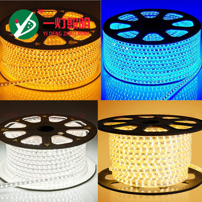 【一灯照明供应高压220VLED3528贴片灯带60珠/米】价格,厂家,图片,LED灯带/灯条/灯片,深圳一灯照明科技-