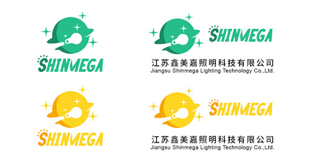 照明科技之光 Shinmega鑫美嘉品牌Logo设计解析